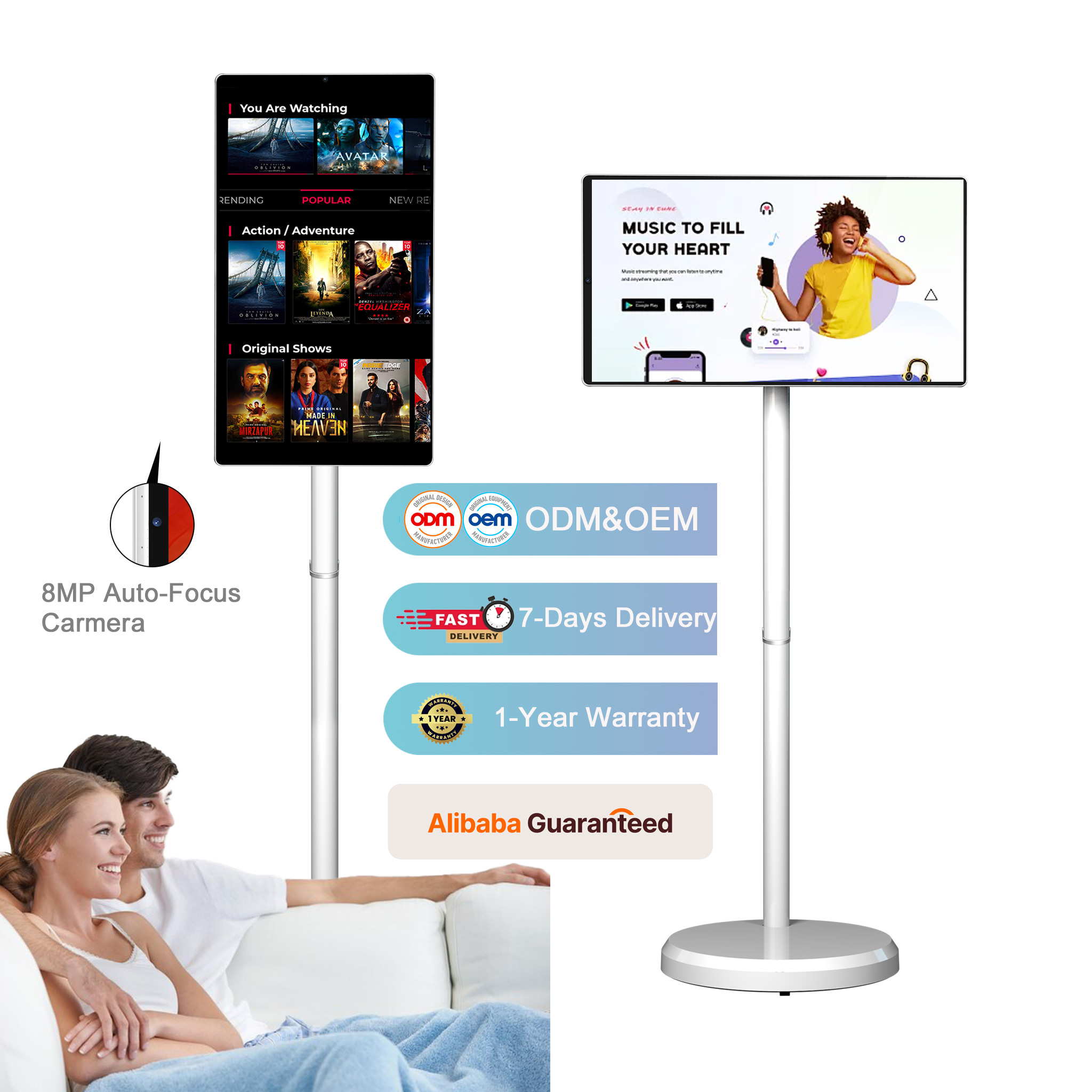 <strong>2025</strong> New Portable Smart <strong>TV</strong> 21.5 Inch LCD Panel with LED Backlight Whiteboard Function HDTV Definition 22 Inch Screen Size