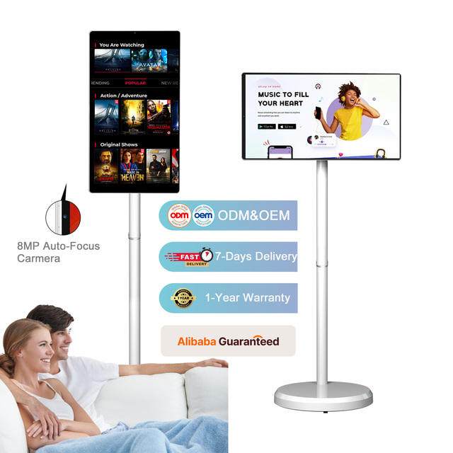2025 New Portable Smart TV 21.5 Inch LCD Panel with LED Backlight Whiteboard Function HDTV Definition 22 Inch Screen Size
