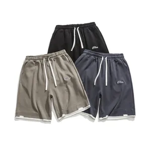 Manufacturer Wholesale Embroidery Custom Sport Cotton Terry Sweat Pants Men Running Gym Men Shorts