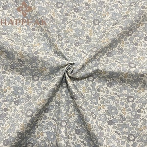 Tissu en coton <span class=keywords><strong>Liberty</strong></span> botanique de luxe HAPPEAK, 80s, pur coton, imprimé floral, respirant, pour robes de créateurs - Product Image 5