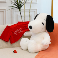 Nouvelle Peluche Snoopy avec capuche, grand format, utilisable comme coussin ou grande poupée, pour machine à griffes, cadeau, vente en gros