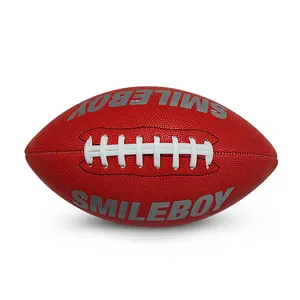 Custommade your own logo Pu composite leather training American football