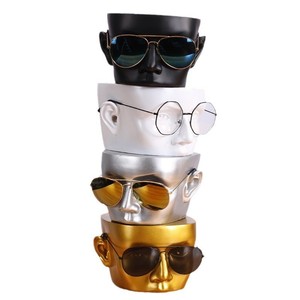 Elegante Espositore per Occhiali in Resina a Forma di Testa, Supporto per Occhiali per Negozi di Ottica, Fotografia - Product Image 6
