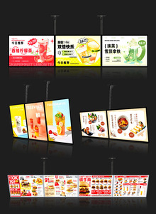 Boîte à lumière LED format A2, support d'extension mural, cadre en aluminium avec verre trempé pour la publicité intérieure en magasin/restaurant - Product Image 4