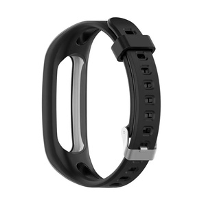 Bracelet de montre en silicone pour Honor <span class=keywords><strong>Band</strong></span> 4 et pour <span class=keywords><strong>Band</strong></span> <span class=keywords><strong>4e</strong></span>/3e-Sport, bracelet de remplacement avec boucle à ardillon - Product Image 5