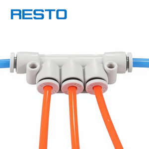 Mini PK-04C Fünf-Wege-Verteiler Schnellverbinder 3MM Schlauchanschluss Adapter Weiß Schwarz Kunststoff-Adapter - Product Image 3