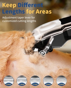 Factory Wholesale New Metal Electric Hair <b>Clipper</b> Safety <b>Pet</b> Trimmers Professional Low Noise Hair Shaver <b>Clipper</b> <b>for</b> Dogs Cats - Product Image 5