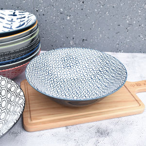 Ensemble de bols à soupe ramen en, service de nouilles de riz, en porcelaine, en céramique, <span class=keywords><strong>grande</strong></span> couleur verte, vente en gros, 5 pièces, 47 oz - Product Image 2