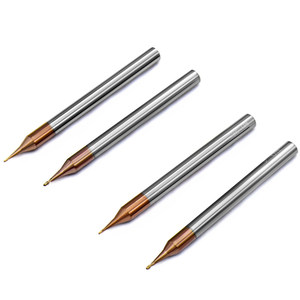 Fraise à double dent professionnelle robuste 0,2-0,9 mm pour usinage en pente, personnalisable OEM pour métaux - Product Image 3