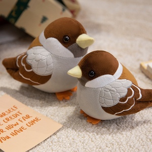 Adorable moineau peluche peluche poupée <span class=keywords><strong>oiseau</strong></span> réaliste avec remplissage de qualité supérieure cadeau parfait pour enfants/décor - Product Image 3