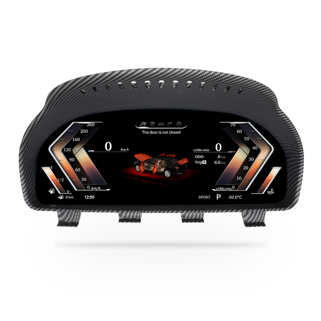 Linux 12.3'' IPS Car Dashboard Instrument for BMW F10  Digital Cluster Car LCD Speedometer Plug and Play