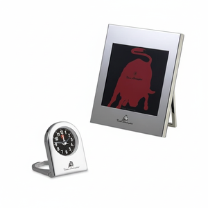 Ensemble de bureau Tomas Lamborghini, 2 pièces, cadre en métal de luxe, horloge et cadre photo, design Diablo - Product Image 2