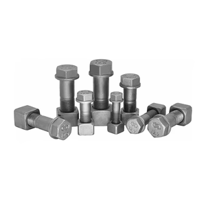 Sujetadores de oruga para componentes de tren de rodaje de excavadoras: Pernos no dentados y dentados, así como tuercas de diferentes formas y tamaños. - Product Image 5