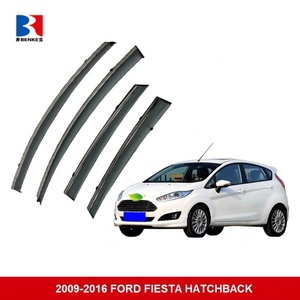 Déflecteurs de vent pour Ford FIESTA VI VII 2013-2016, 2017-2019, visières de fenêtre injectées, pare-pluie et protection contre les intempéries - Product Image 2