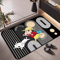 Tapis de salle de bain HM personnalisé en boue de diatomée 2,5 mm, séchage rapide, absorbant, antidérapant, résistant à l'usure, OEM ODM