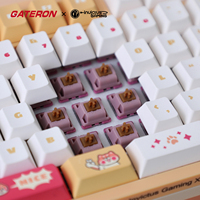 Clavier mécanique 95 % GATERON Co-branded IG 98 Gasket personnalisé, mini clavier de jeu à trois modes, avec interrupteurs I Mountain Top, élégant et compact