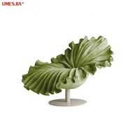 Fauteuil de salon ultramince et moderne, mobilier de style italien, avec base en métal, facile à transporter, pivotant, livraison gratuite