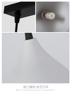 Moderno LED industriale plafoniere <span class=keywords><strong>Vintage</strong></span> decorazione della casa E27 * 3 ciotola <span class=keywords><strong>lampadari</strong></span> per camera d'albergo - Product Image 6