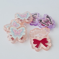 Crème blush hydratante transparente au design exquis en forme de papillon, taille standard, couleur orange, pour un teint éclatant, résistante à l'eau