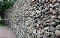 Vente en gros de gabions galvanisés en treillis métallique, facilement assemblables, pour murs de soutènement et protection contre les chutes de pierres, modélisation 3D