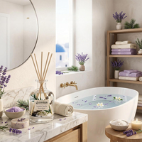 Diffuseur de parfum à bâtonnets Lavande Vanille, Luxe, pour Maison, Chambre, Bureau, Désodorisant d'ambiance - Ventes Flash