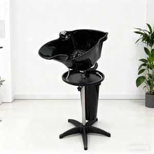 Bassin de <span class=keywords><strong>lavage</strong></span> de cheveux portable à roulettes, professionnel, moderne et écologique, pour salon de <span class=keywords><strong>coiffure</strong></span> – Vente chaude - Product Image 2