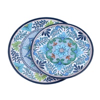Assiettes rondes avec impression complète ou autocollante, vaisselle en mélamine, impression personnalisée, vente en gros