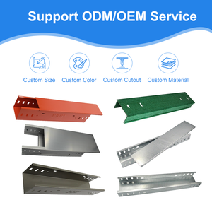 Gestion des câbles murale, gaine de câbles en acier galvanisé inoxydable pour <span class=keywords><strong>atelier</strong></span> industriel - Product Image 3