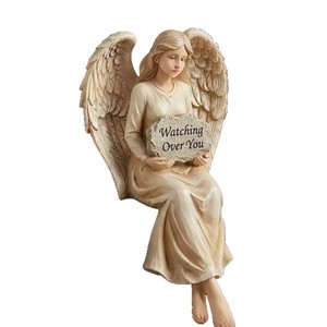 ตุ๊กตานางฟ้าผู้พิทักษ์บนชั้นวางของ งานแฮนด์เมด ของตกแต่งบ้าน ของขวัญ - Product Image 5