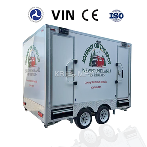 Remorque de salle de bain mobile de 20 pieds, construction rapide, cuisine portable, toilettes, 2025 - Product Image 6