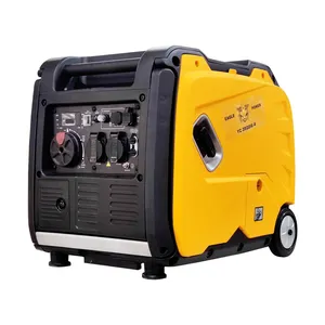 Silent Gasoline Inverter Generator Power 3500W Electric Dual Fuel Digital Key Start Recoil Start Generator