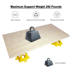 10 pièces 67*67*62.7mm Support <span class=keywords><strong>de</strong></span> peinture à quatre côtés en plastique, Patins <span class=keywords><strong>de</strong></span> peinture pour pulvérisation, Support <span class=keywords><strong>de</strong></span> peinture pour accessoires <span class=keywords><strong>de</strong></span> menuisier et peintre - Product Image 3
