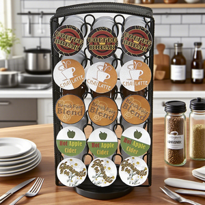 30 Keurig K Cup Pods Tree Mug <span class=keywords><strong>Dolce</strong></span> <span class=keywords><strong>Gusto</strong></span> Cápsula de metal Cápsulas de filtro de café Cajón Estante de almacenamiento Keurig Portavasos - Product Image 1