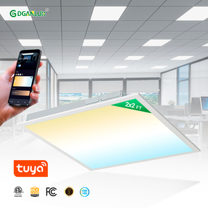 2x2/1x4/2x4 Smart APP Control LED Flat Panel <strong>Light</strong> CW Dimmable 2700K-6500K CCT Recessed <strong>Drop</strong> <strong>Ceiling</strong> <strong>Light</strong> for Commercial Use - Product Image 2