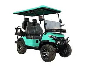 Xe 6 8 chỗ ngồi 2-4 chỗ ngồi xăng Golf giỏ hàng nâng điện off-road xe đẩy Golf với pin