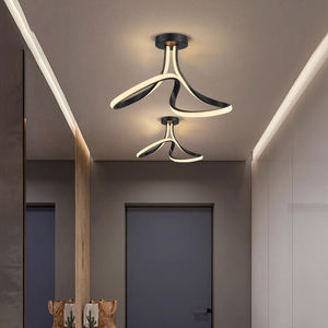 Lámpara de techo LED blanca Simple moderna para sala de estar E27 luz de techo de aluminio de entrada de pasillo pequeño para pasillos y dormitorios - Product Image 2