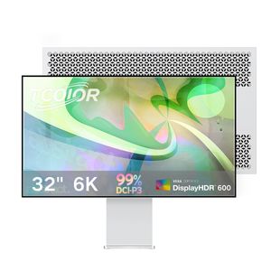 TCOIORモニター6k 32インチゲーム用PCモニター超ワイドモニターデスクトップコンピューター垂直画面液晶ディスプレイ編集モニター6k - Product Image 1