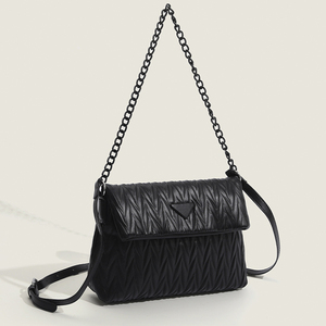 Borsa a tracolla a tracolla moda matelasse - Product Image 5