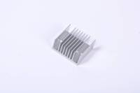 Profil de dissipateur thermique en alliage d'aluminium série 6063, usinage CNC, extrusion, boîtier de radiateur, revêtement en poudre, découpe en Chine