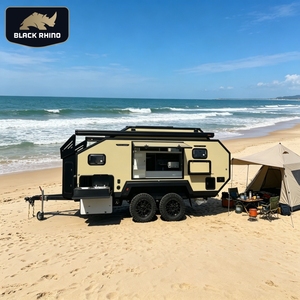 Caravane tout-terrain à double essieu, caravane de voyage hors route avec toilettes, capacité de 2 à 6 personnes, marché espagnol - Product Image 1