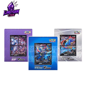 Cartes à collectionner chinoises Poke*mone <span class=keywords><strong>V</strong></span> UNION, boîte cadeau Pokemoned Tcg Connected Quartet, boîte de booster Zacian / Greninja / Mewtwo - Product Image 1