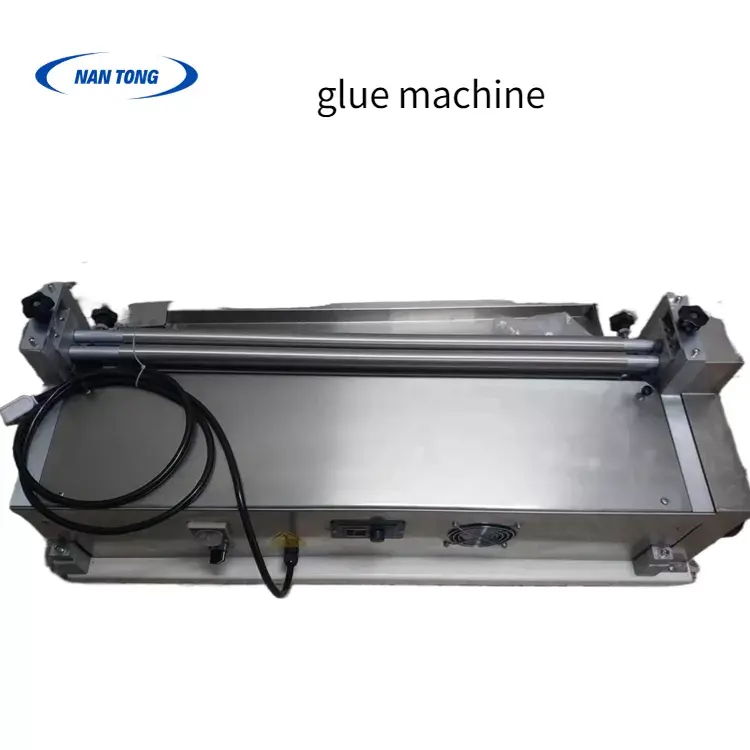 Semi Automatic Paper Board Glue Machine Stainless Steel Pasting Gluing Machine