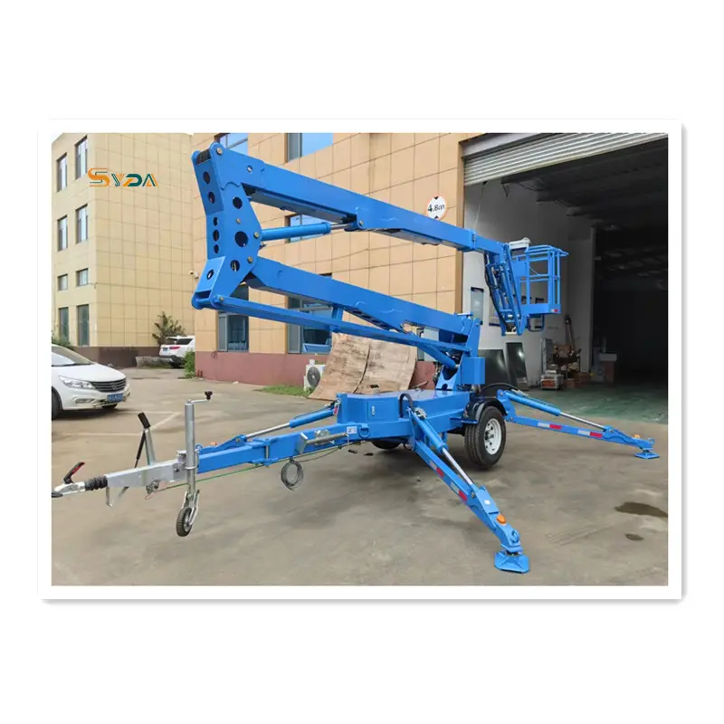 Trung Quốc Nhà máy chất lượng cao nền tảng Bảng nâng Spider Boom Lift điện trên không làm việc Telescopic Tow có thể Spider thang máy