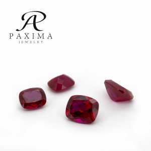 Paxima đồ trang sức Nhà Máy Giá 8 ~ 10mm lớn đệm cắt Pigeon máu đỏ phòng thí nghiệm-phát triển <span class=keywords><strong>Ruby</strong></span> - Product Image 4