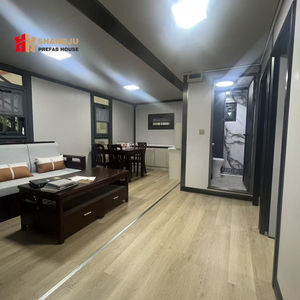 Maison conteneur démontable <span class=keywords><strong>de</strong></span> 20 pieds avec structure en acier, maison portable, montage facile pour le camping en plein air, chantier <span class=keywords><strong>de</strong></span> construction résidentiel - Product Image 5