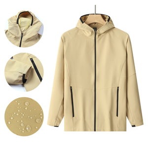 Chaqueta ligera con capucha y cremallera para hombre para Fitness, correr, gimnasio, entrenamiento, Jogger juvenil con cuello levantado, ropa deportiva fina - Product Image 6