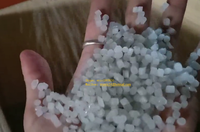 Machines de recyclage de plastique à vis simple HDPE LDPE / Granulateur / Pelletiseur