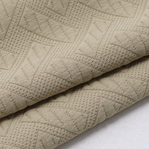 <strong>Rectangular</strong> Grid Interwoven Knitted Jacquard Fabric with Cotton Filling, 300g <strong>Polyester</strong> Elastic, Thick and Warm Hoodie Fabric - Product Image 2