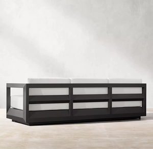 Vente à Chaud Ensemble de Canapé en Alliage d'Aluminium au Design Moderne pour Extérieur Luxe et Confortable pour Hôtels, Villas, Jardin, Patios, Cours - Product Image 6