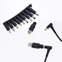 OEM USB-C zu DC Adapter Kabel PD100W 3A Schnellladekabel mit 10 Anschlusstypen Geflochtene Abschirmung für Laptops Kameras Kopfhörer